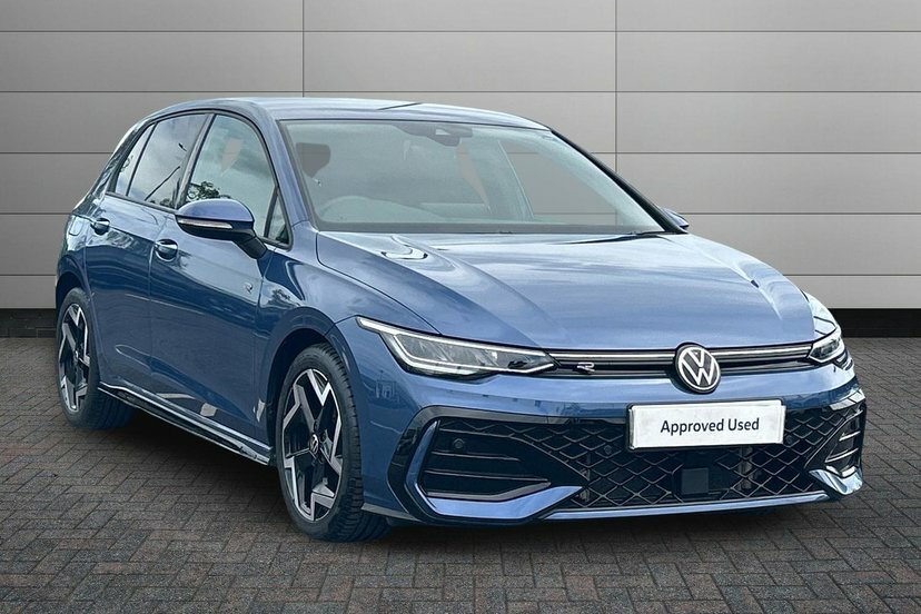 Volkswagen Golf 1.5 Etsi Mhev R-line Hatchback Hybrid D Blue