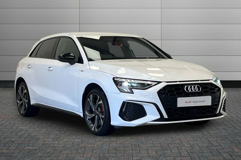 Audi A3 1.4 Tfsie 45 S Line Competition Sportback Petr White