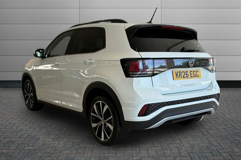 Volkswagen T-Cross 1.0 Tsi R-line Suv Dsg 115 Ps KR26EGC White #3