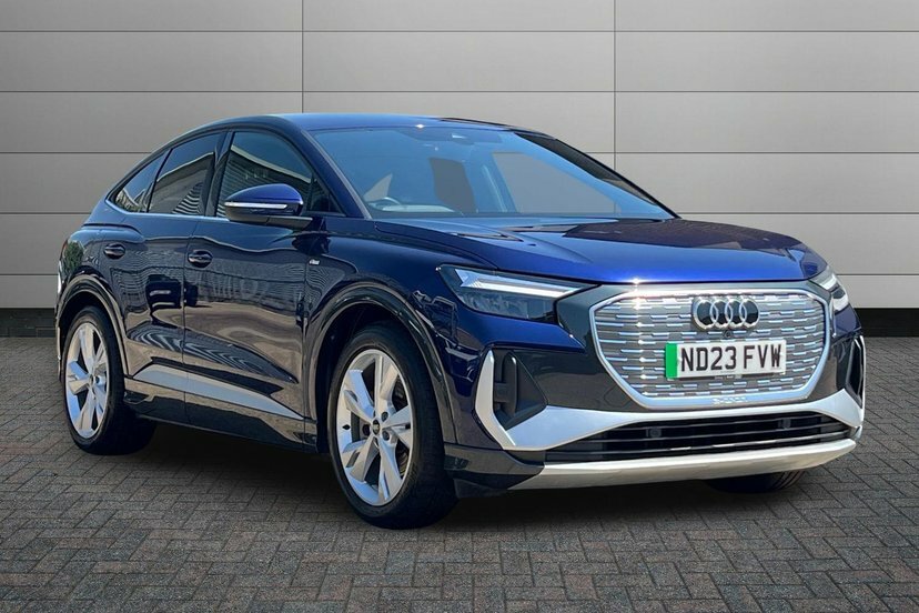 Audi Q4 E Tron 40 S Line Sportback 82Kwh 204 P Blue
