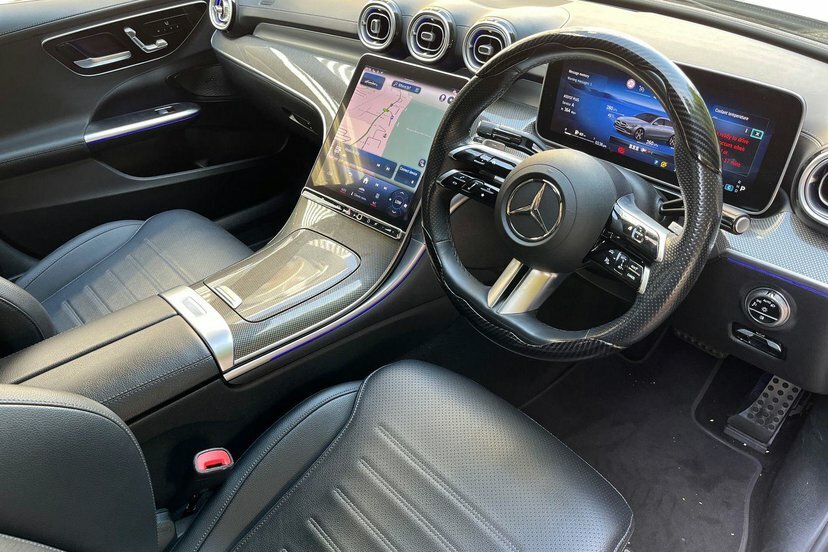 Mercedes-Benz C Class C200h Mhev Amg Line Saloon KJ73UNR Grey #5