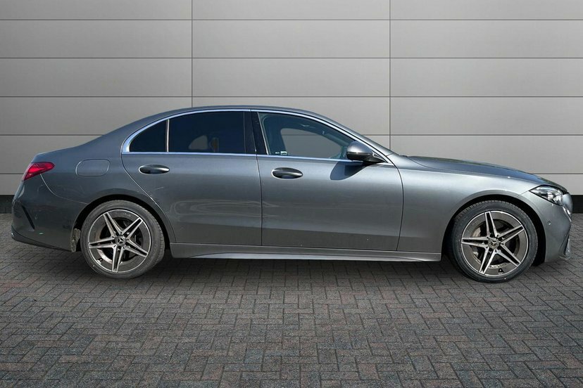 Mercedes-Benz C Class C200h Mhev Amg Line Saloon KJ73UNR Grey #3
