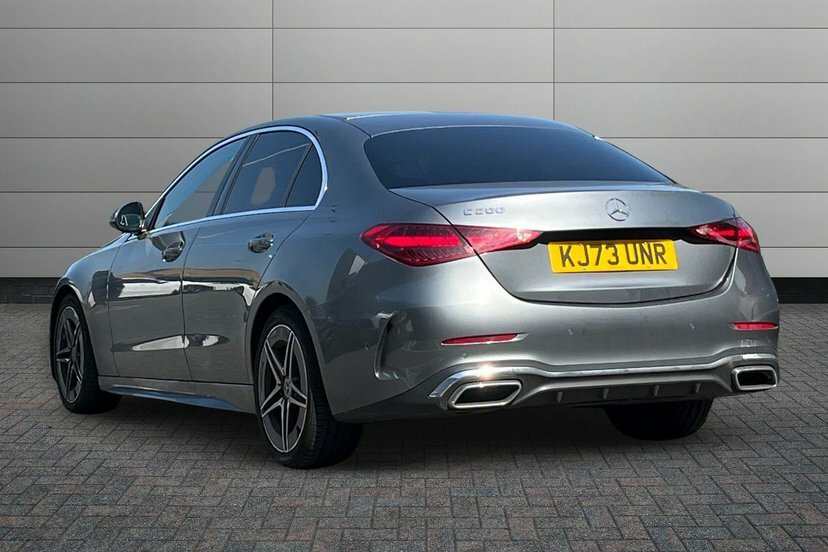 Mercedes-Benz C Class C200h Mhev Amg Line Saloon KJ73UNR Grey #2
