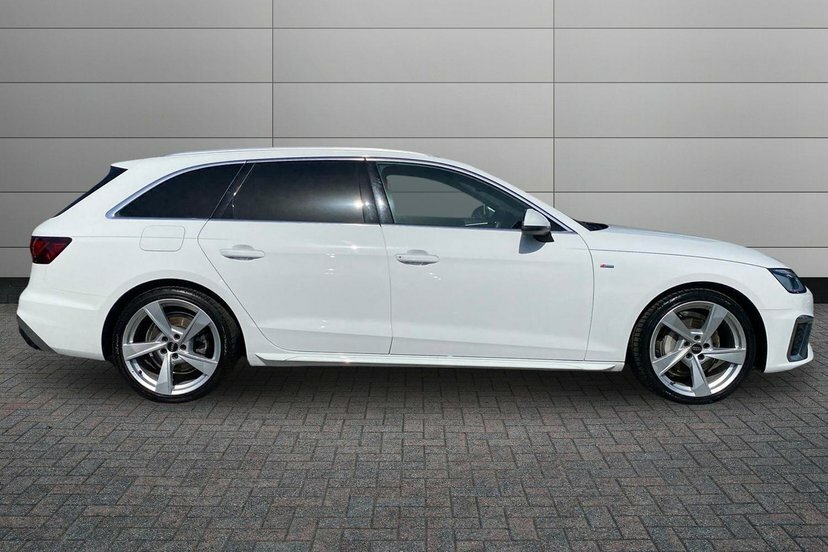 Audi A4 Avant 2.0 Tfsi 40 S Line Estate S Tronic 204 BV24WMW White #4