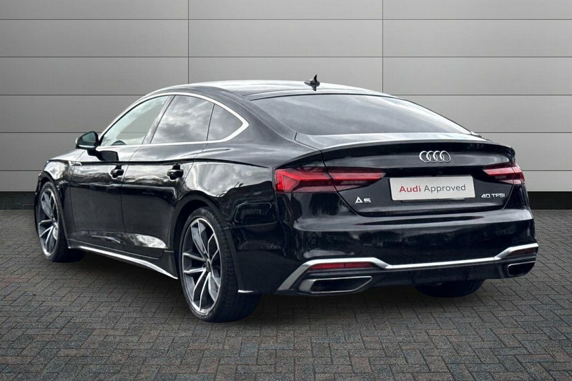 Audi A5 2.0 Tfsi 40 S Line Sportback S Tronic EK73MVN Black #3