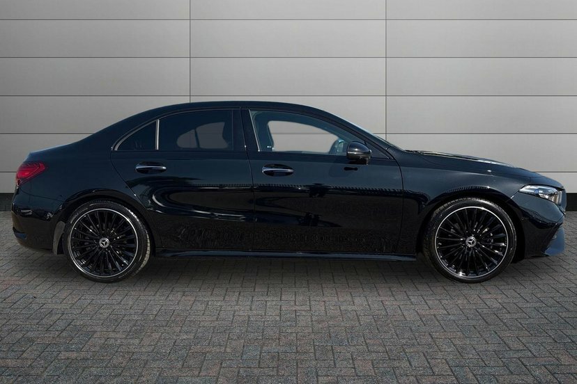 Mercedes-Benz A Class A200h Mhev Amg Line Premium Plus Saloon KR25MGJ Black #3