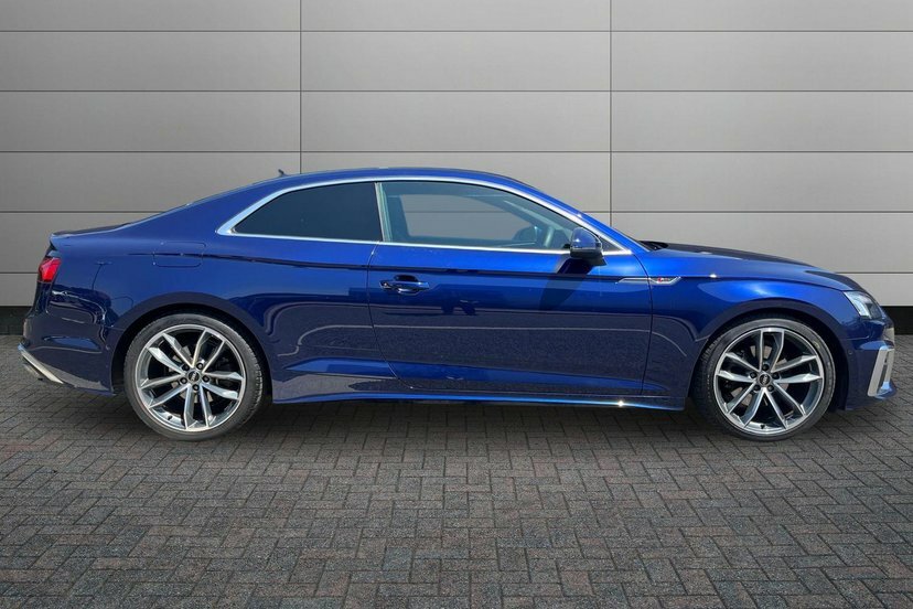 Audi A5 2.0 Tfsi 35 S Line Coupe S Tronic 150 RK74HDA Blue #4