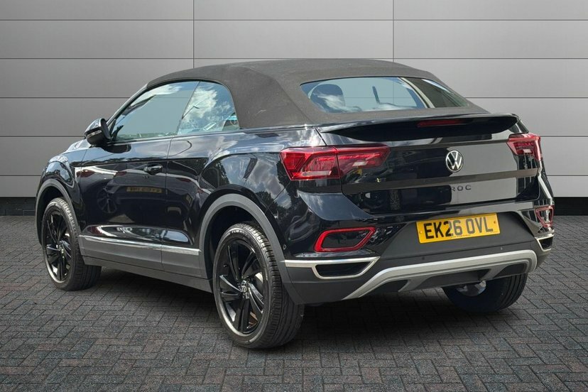 Volkswagen T-Roc 1.5 Tsi Style Convertible Dsg 2Wd 150 EK26OVL Black #3
