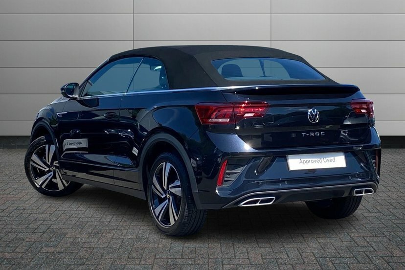 Volkswagen T-Roc 1.5 Tsi R-line Convertible Dsg 2Wd 150 WP75MXN Black #3