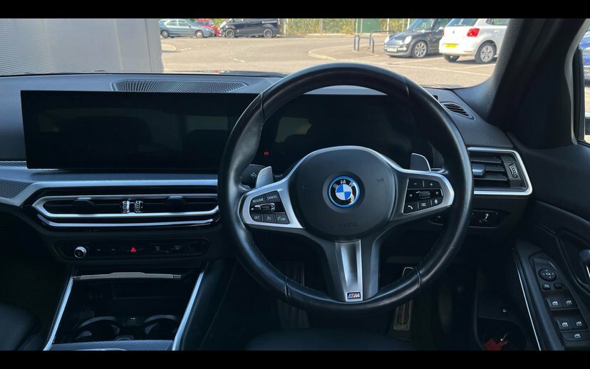 BMW 3 Series 330E M Sport Saloon MW24HRJ Black #5