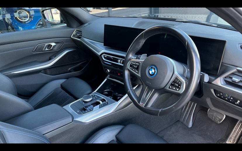 BMW 3 Series 330E M Sport Saloon MW24HRJ Black #6