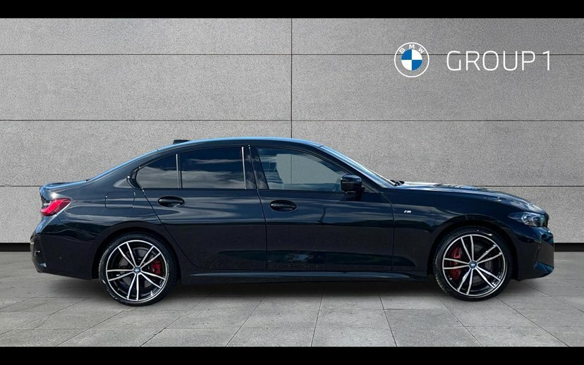BMW 3 Series 330E M Sport Saloon MW24HRJ Black #3