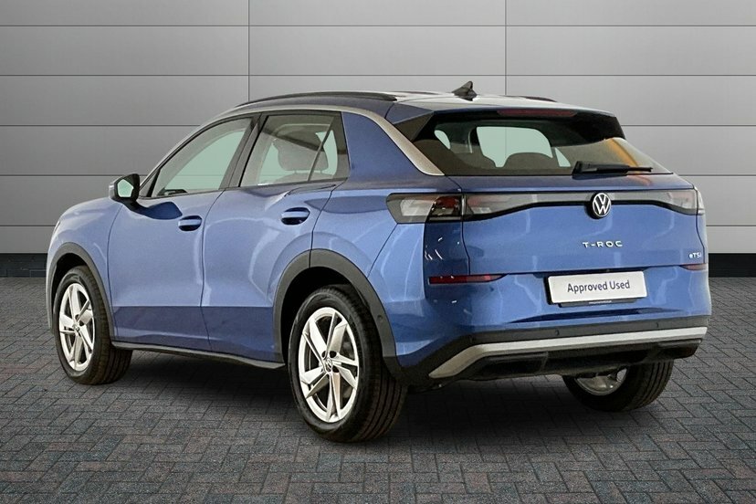 Volkswagen T-Roc 1.5 Etsi Mhev Life Suv Hybrid Dsg 150 AP26FJN Blue #3