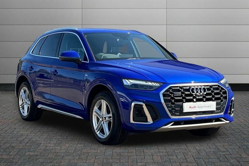 Audi Q5 2.0 Tdi 40 S Line Suv S Tronic Quattro Blue