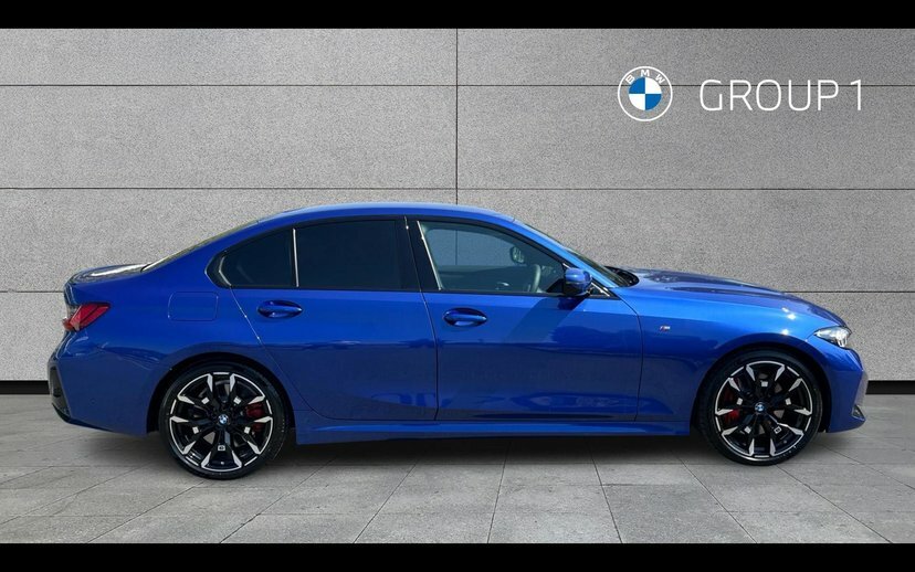 BMW 3 Series 320I M Sport Saloon LR26YWE Blue #3