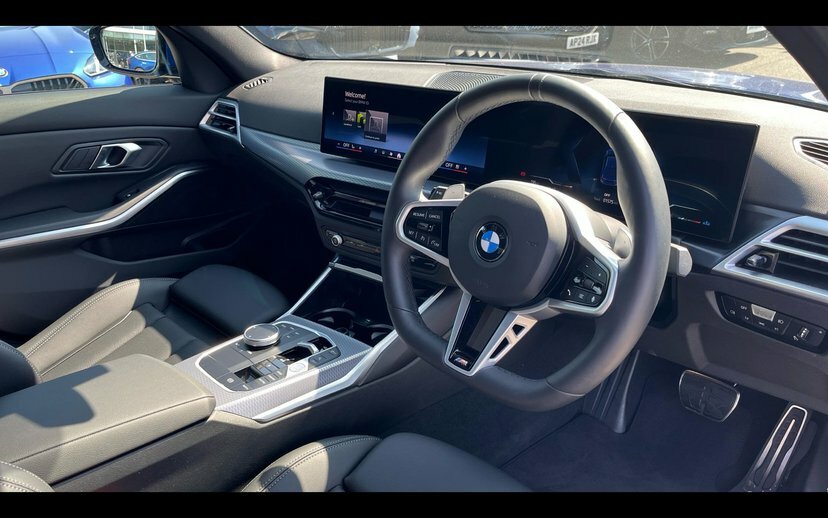BMW 3 Series 320I M Sport Saloon LR26YWE Blue #6