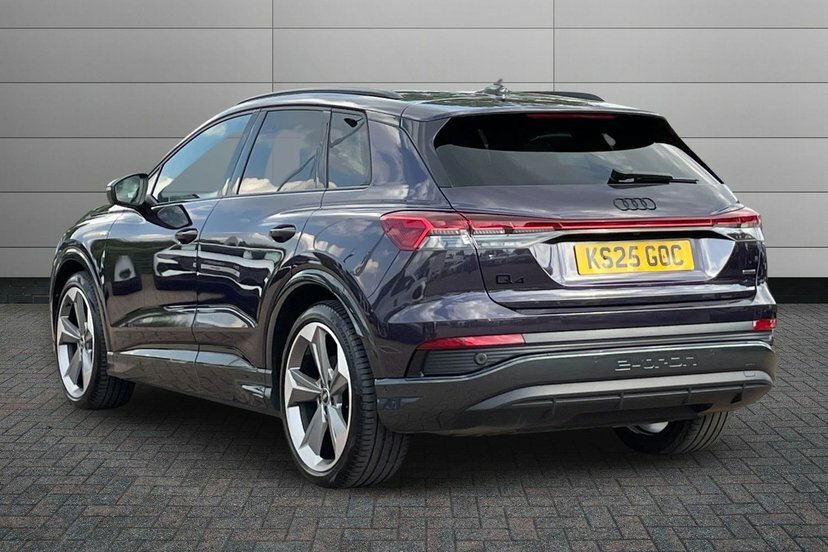 Audi Q4 E Tron 55 Black Edition Suv Quattro 82K KS25GOC Purple #3