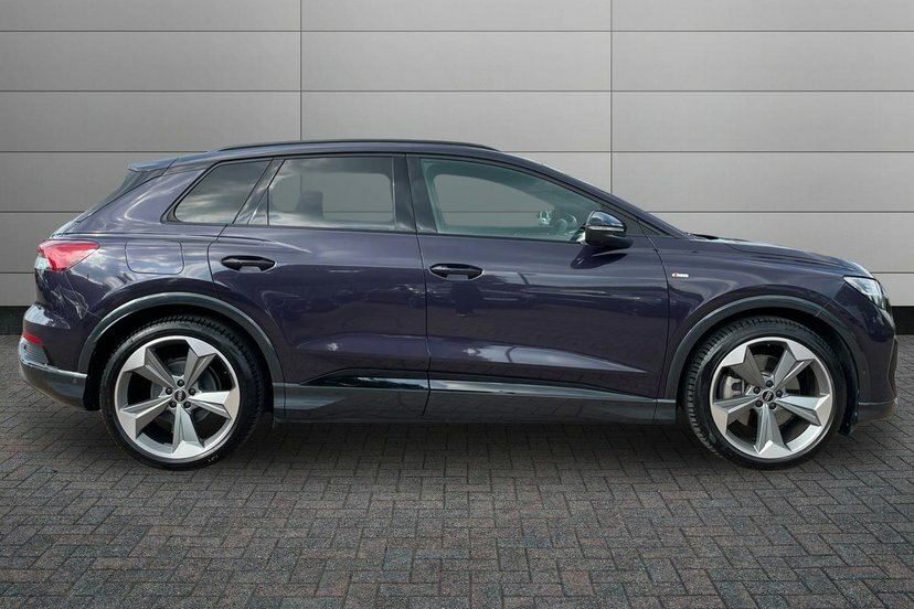 Audi Q4 E Tron 55 Black Edition Suv Quattro 82K KS25GOC Purple #4