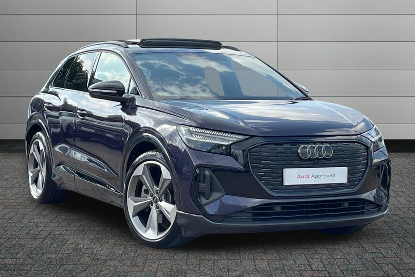 Audi Q4 E Tron 55 Black Edition Suv Quattro 82K Purple