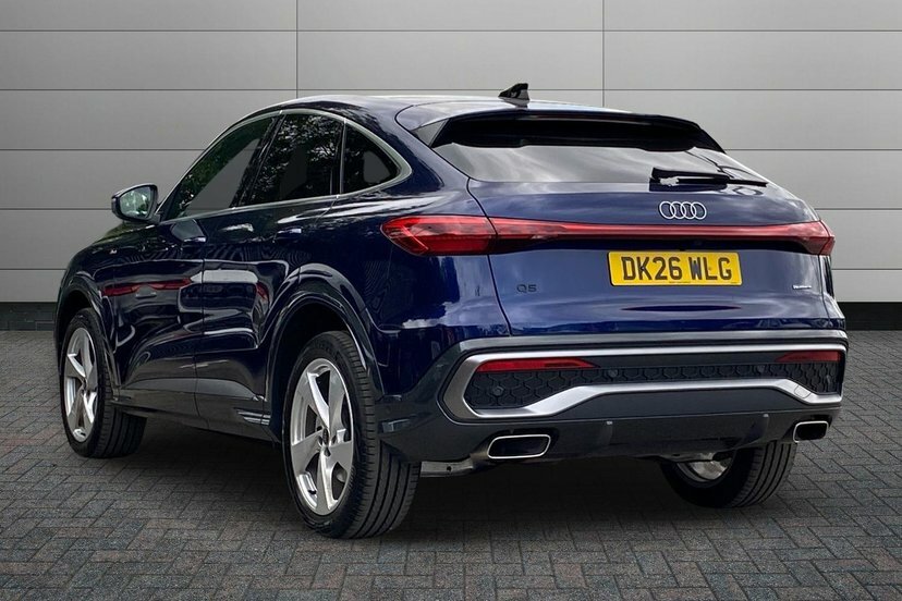Audi Q5 2.0 Tfsi S Line Sportback S Tronic Quat DK26WLG Blue #3