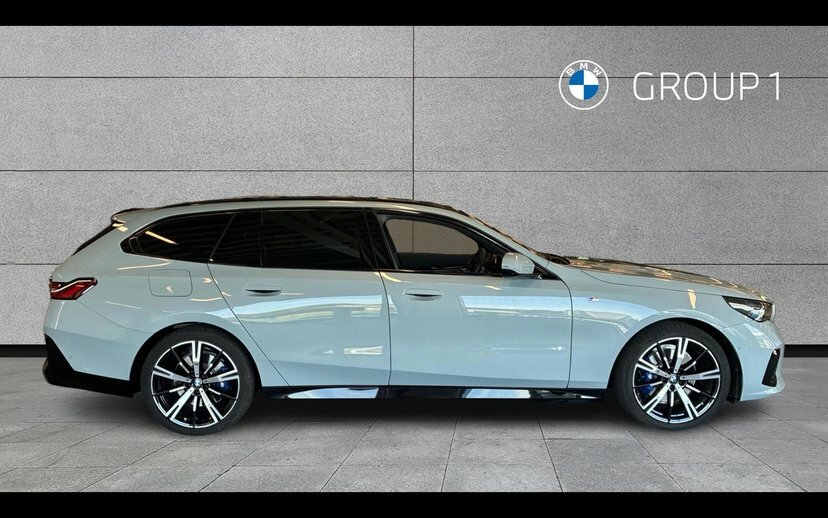 BMW 5 Series 530E M Sport Touring RE26DTN Grey #3