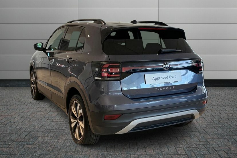 Volkswagen T-Cross 1.0 Tsi Black Edition Suv 95 Ps RF73KWA Grey #3