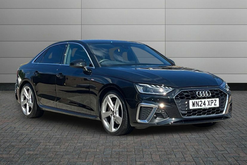 Audi A4 2.0 Tfsi 40 S Line Saloon S Tronic 204 Black