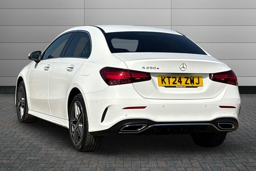 Mercedes-Benz A Class A250e 15.6Kwh Amg Line Executive Saloon KT24ZWJ White #2