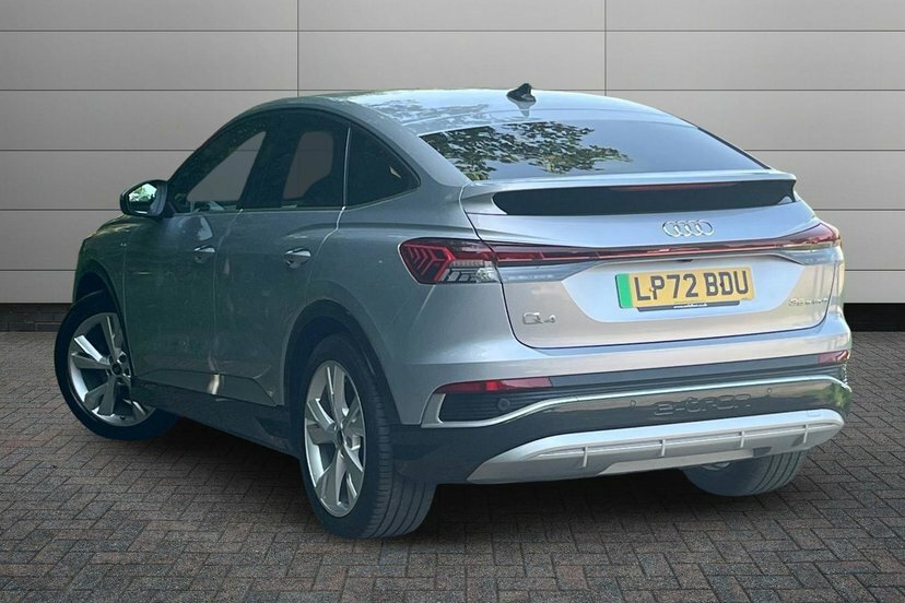 Audi Q4 E Tron 35 S Line Sportback 55Kwh 170 P LP72BDU Silver #3