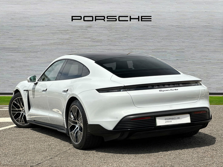 Porsche Taycan Performance Plus 93.4Kwh Turbo Saloon LX23PXS White #2