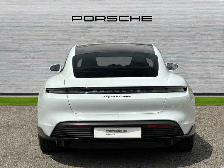 Porsche Taycan Performance Plus 93.4Kwh Turbo Saloon LX23PXS White #4