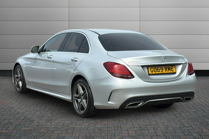 Mercedes-Benz C Class C220d Amg Line Saloon GU69XME Silver #2