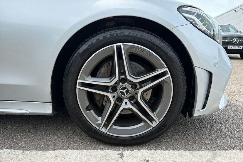 Mercedes-Benz C Class C220d Amg Line Saloon GU69XME Silver #4