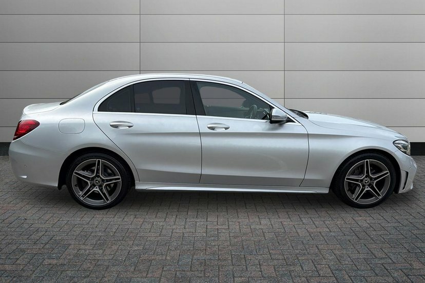 Mercedes-Benz C Class C220d Amg Line Saloon GU69XME Silver #3