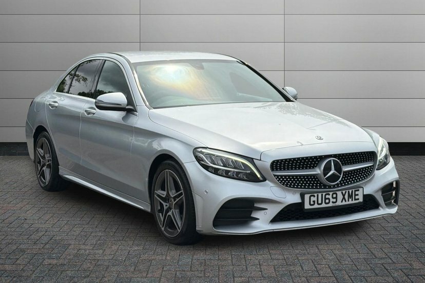 Mercedes-Benz C Class C220d Amg Line Saloon Silver
