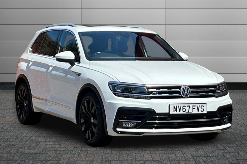 Volkswagen Tiguan 2.0 Tdi R-line Suv Dsg 4Motion 150 Ps White