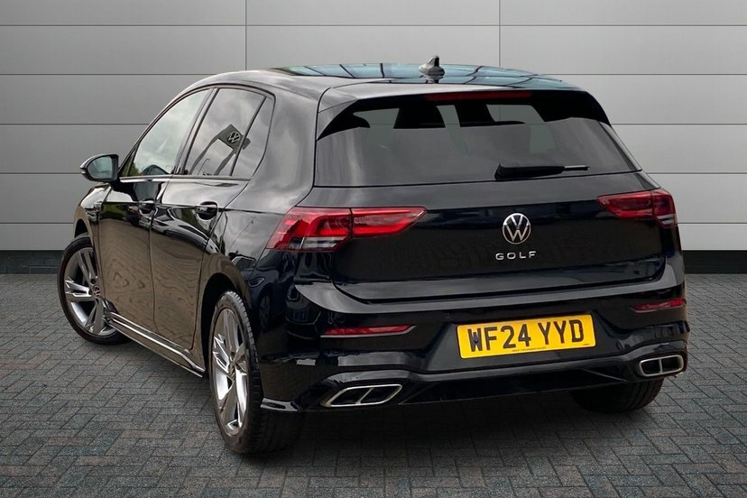 Volkswagen Golf 1.5 Tsi R-line Hatchback 150 Ps WF24YYD Black #3
