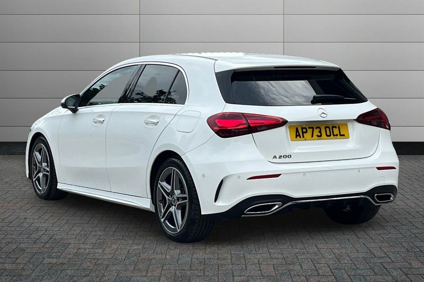 Mercedes-Benz A Class A200h Mhev Amg Line Executive AP73OCL White #2
