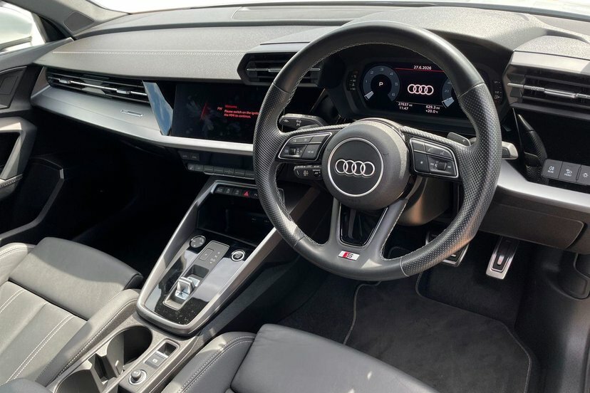 Audi A3 2.0 Tdi 35 S Line Sportback S Tronic 1 KM73FLK White #6