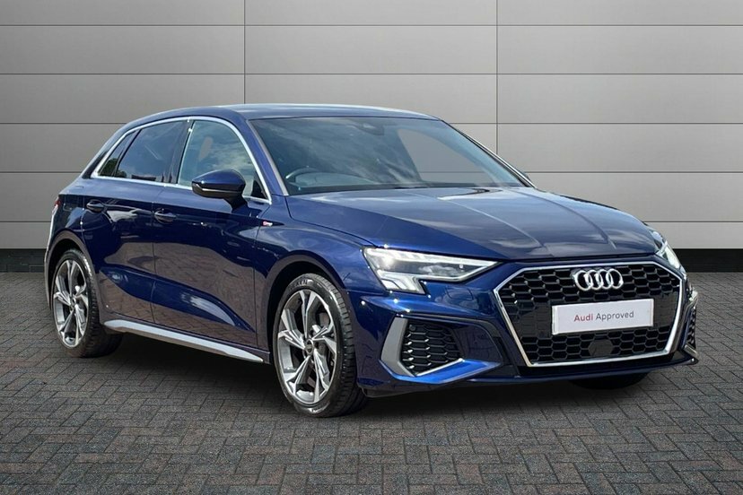 Audi A3 1.5 Tfsi 35 S Line Sportback S Tronic Blue