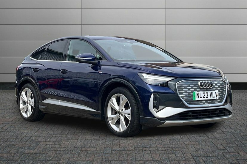 Audi Q4 E Tron 40 S Line Sportback 82Kwh 204 P Blue