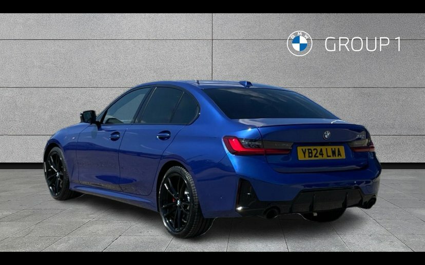 BMW 3 Series 320I M Sport Saloon YB24LWA Blue #2