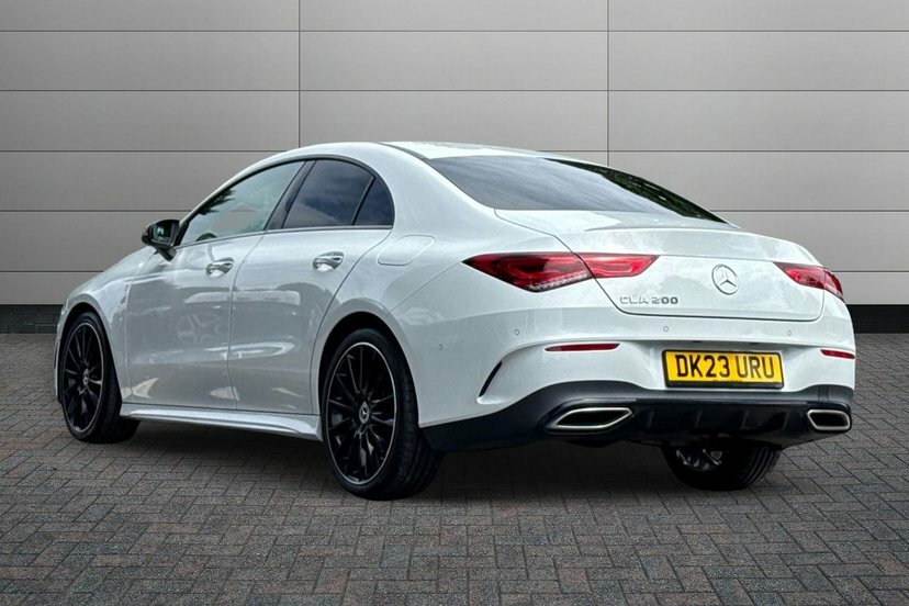 Mercedes-Benz CLA Class 1.3 Cla200 Amg Line Night Edition Premium Plus C DK23URU White #2