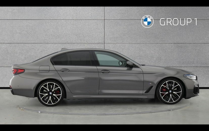 BMW 5 Series M550i Xdrive Saloon Grey #3