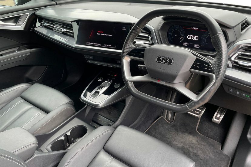 Audi Q4 E Tron 45 Black Edition Sportback 82Kwh LT24KJO Black #6