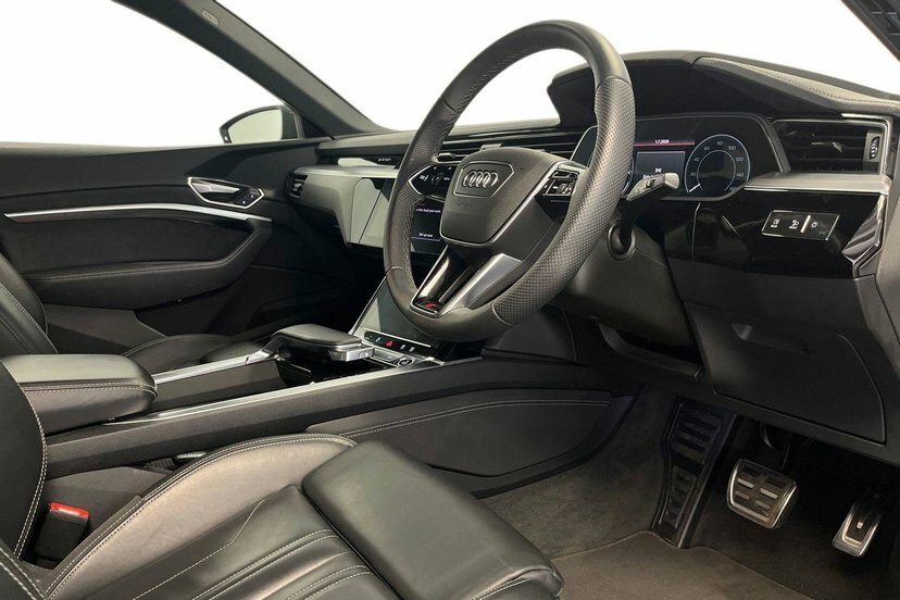 Audi Q8 e tron 55 S Line Sportback Quattro 114K Grey #6