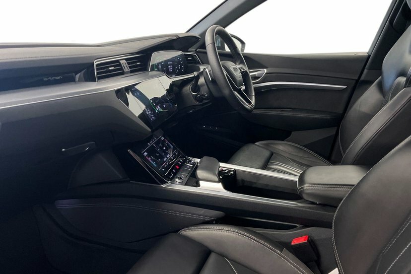 Audi Q8 e tron 55 S Line Sportback Quattro 114K Grey #2