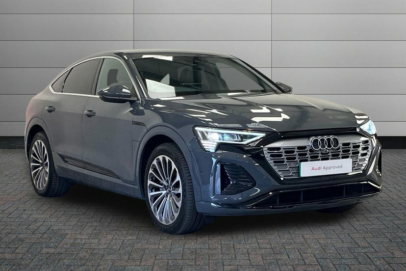 Audi Q8 e tron 55 S Line Sportback Quattro 114K Grey