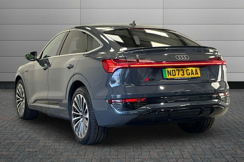 Audi Q8 e tron 55 S Line Sportback Quattro 114K Grey #3