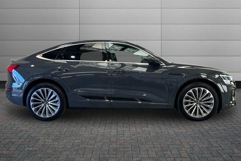 Audi Q8 e tron 55 S Line Sportback Quattro 114K Grey #4